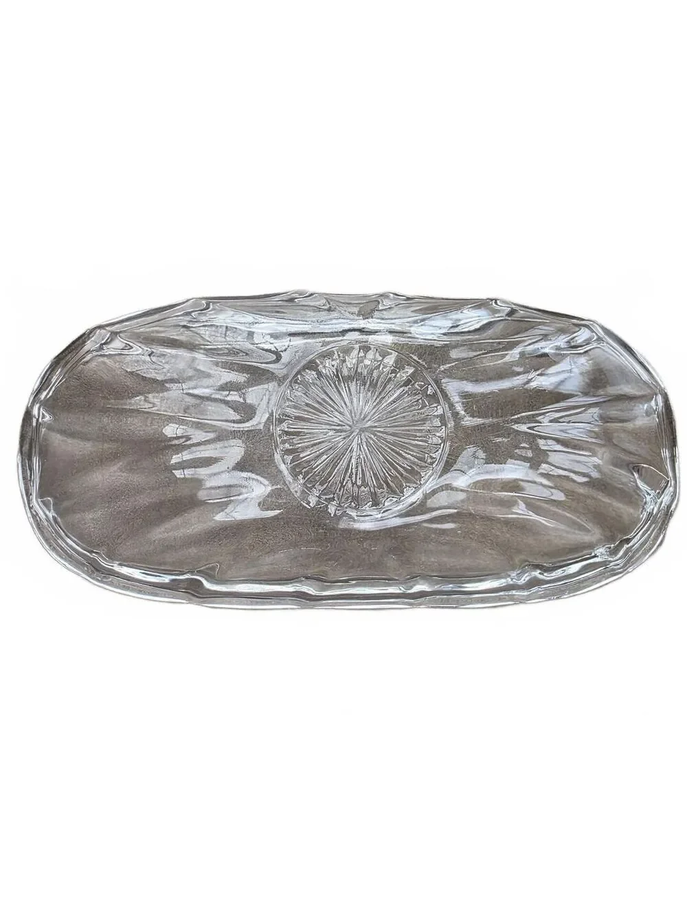 Vintage Anchor Hocking Glass Banana Split Dish Fountainware